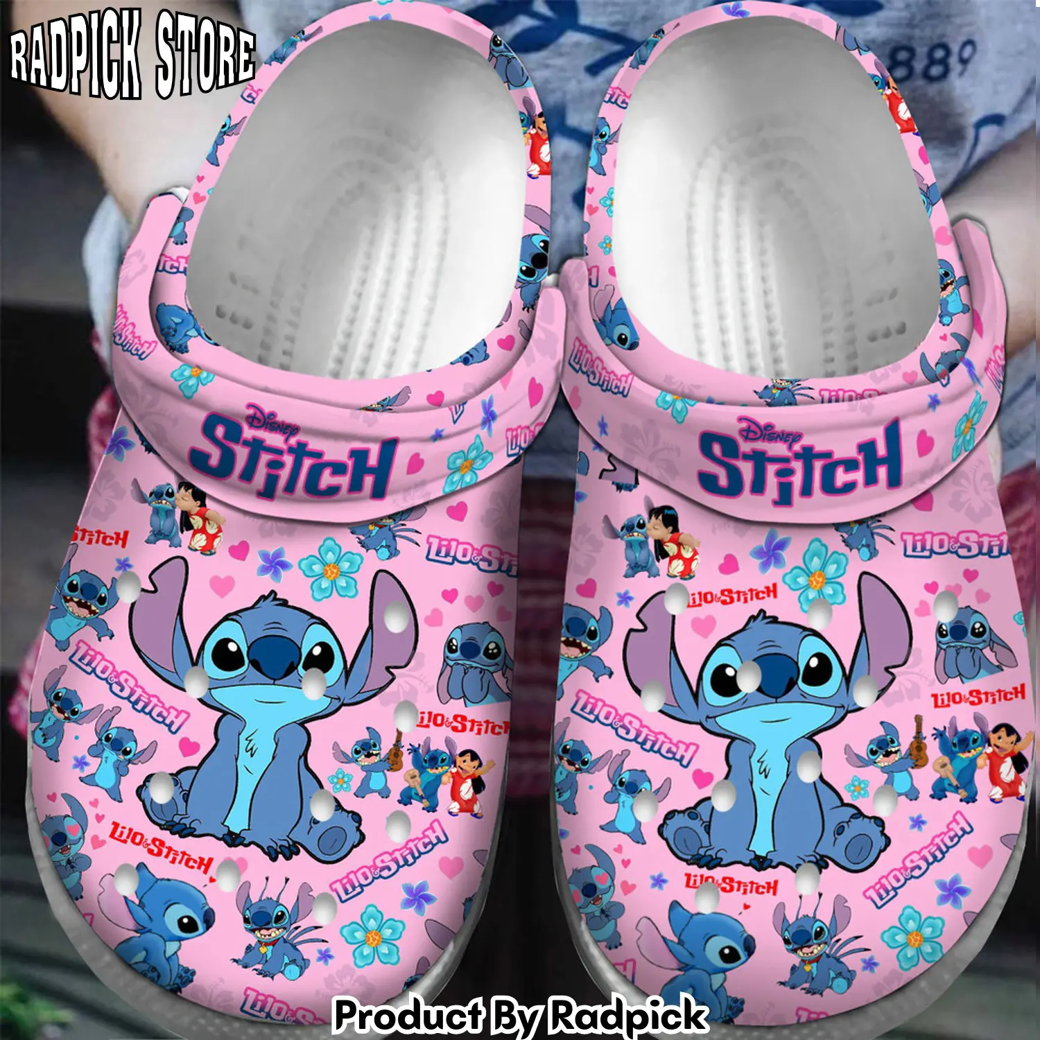 Radpick premium lilo stitch cartoon clogs shoes for men women irh rp6522259